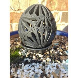 Vintage Carved Fairy Light Candle Holder